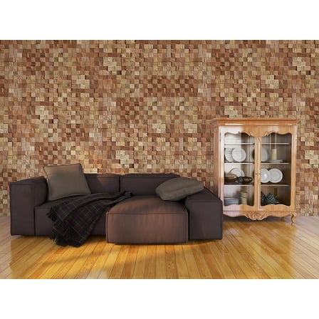 Wallscapes Cube Wood Wall Covering
