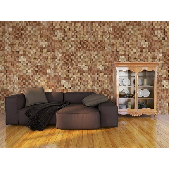 Wallscapes Cube Wood Wall Covering