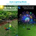 thumbnail image 3 of Solar Powered Starburst Stake Fairy Lights,  240 LED Solar Powered Firework Lamp for Lawn Garden Outdoor Wedding Decor, 2/4pack, 3 of 10