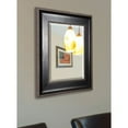 thumbnail image 1 of Rayne Mirrors Black with Silver Cage Trim Wall Mirror, 1 of 6