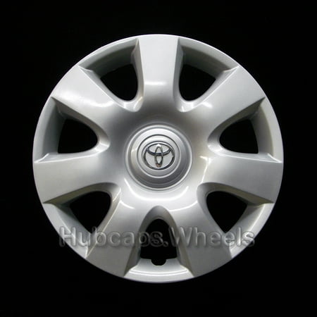 2001 Toyota Camry Wheel OEM Genuine Toyota Wheel Cover - Professionally Refinished Like New - Camry 15-inch hubcap 2002-2004 - Silver logo ()
