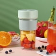 thumbnail image 3 of Vaso de Licuadora PortáTil y Tapa de Viaje, con Carga USB, Hace Batidos y Batidos Cremosos, Exprimidor de Frutas para Cocina, Verde, 3 of 5
