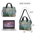 thumbnail image 3 of FORMRS 16" Laptop Bag Carrying Sleeve Case with Handle Travel Shoulder Briefcase, Blue Sea Boat, 3 of 8