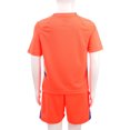 thumbnail image 4 of Sinleey Kids Boys Quick-Drying Breathable Soccer Training Tracksuit Short Sleeve T-Shirt with Shorts Orange XXS, 4 of 7