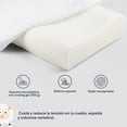 thumbnail image 2 of Almohada Ortopédica Cervical Memory Foam King Size Espuma Viscoelástica Colordreams blanco, 2 of 8