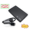 thumbnail image 2 of Usb 3.0 Sata External Hard Drive Case 2.5 Inch Enclosure Plug-play Caddy Hdd Ssd Compatible For Windows, 2 of 9