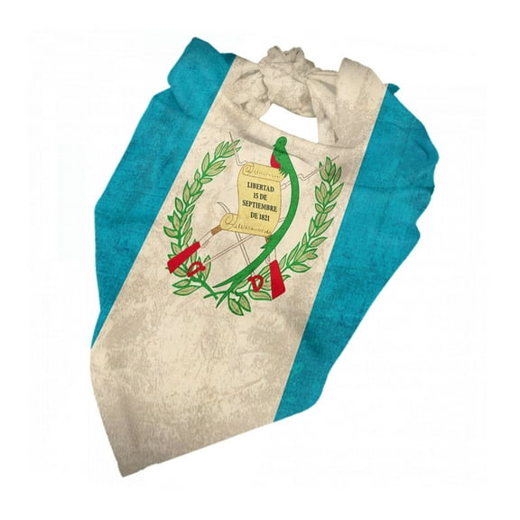 Guatemala Flag Proud Guatemalan Vintage Dog Bandana Dog Scarf Adjustable Bib Handkerchief Accessories For Small Medium Large Dogs