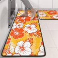 thumbnail image 2 of Kitchen Rugs Sets Of 2,Pioneer Flower Floral Print Pattern Anti Fatigue Kitchen Mat Rugs Non Slip Washable,Decorative Kitchen Floor Mats for Kitchen,Sink,Laundry,17"x47"+17"x47", 2 of 5