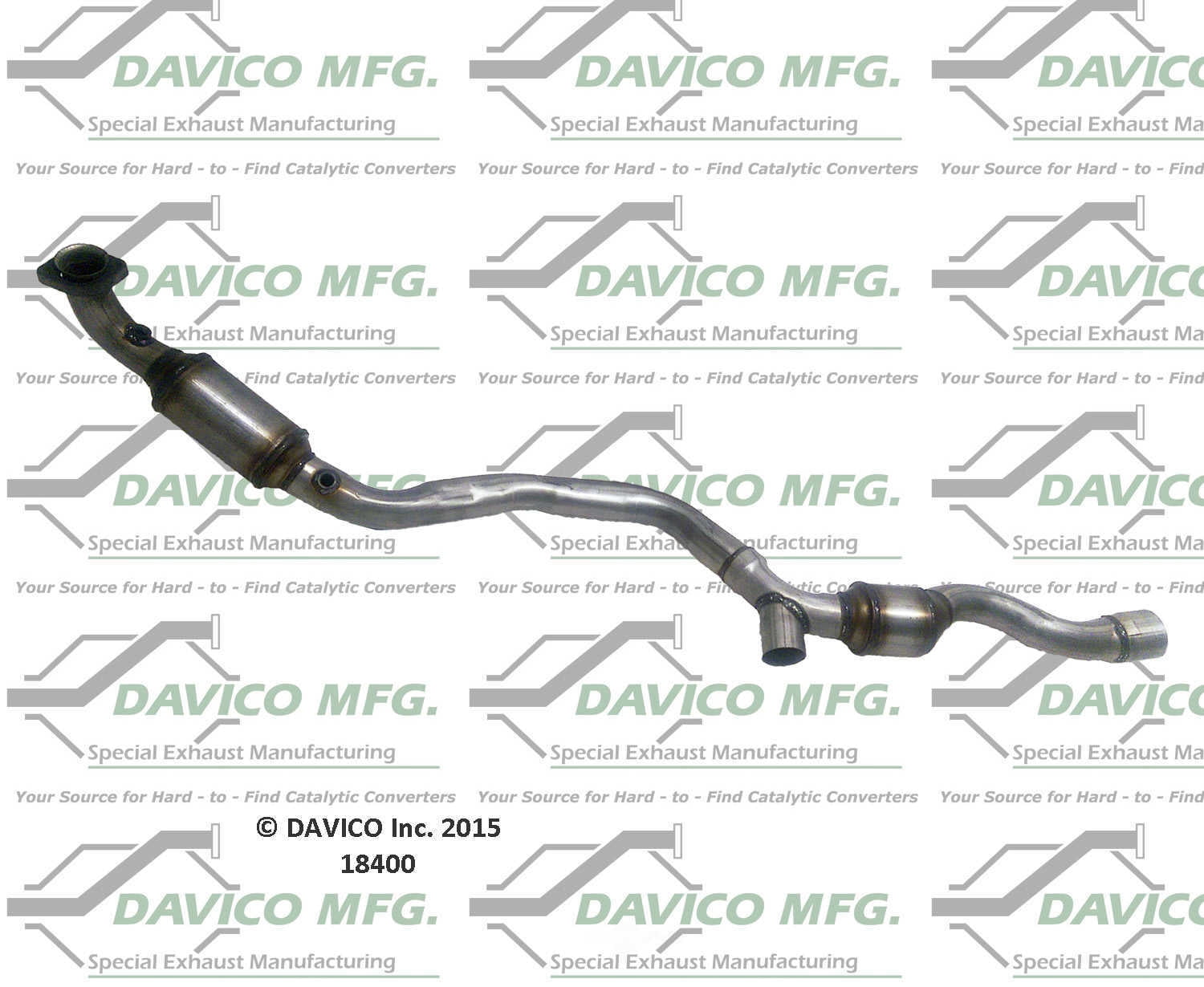 Davico Mfg 18400 Direct-Fit Catalytic Converter