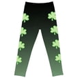 thumbnail image 3 of Tiijoy Little Girls St. Patrick's Day Leggings Kids Stretch Athletic Tights, Sizes 1-12, 3 of 4