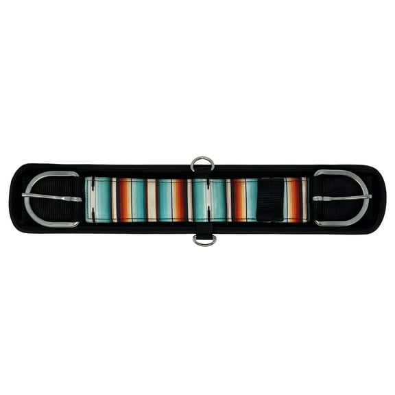 Showman Pony Teal Serape Neoprene Bottom Girth (16")