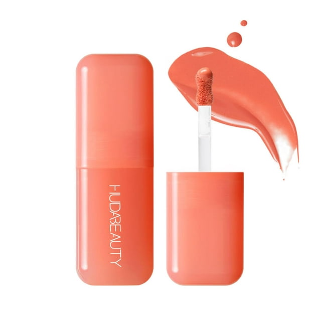 Filtro de colorete Liquid Blush Huda, sorbete de melocotón, 4,5 ml