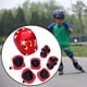 thumbnail image 4 of 7 piezas/juego de casco de bicicleta para niños, casco de patín con rodilleras, coderas y muñequeras, casco de patineta para adolescentes para niñas p Rojo, 4 of 8