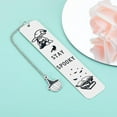 thumbnail image 6 of Christmas Bookmark-Booktok Accessories Stocking Stuffers for Woman Men Spooky Gift Bookish Items for Friends Booktok Gifts for Book Lover Book Marks for Reading Women Valentine Birthday Gift for Her, 6 of 10