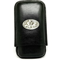 Black Leather 3-Finger Cigar Case – (Duck Hunter)