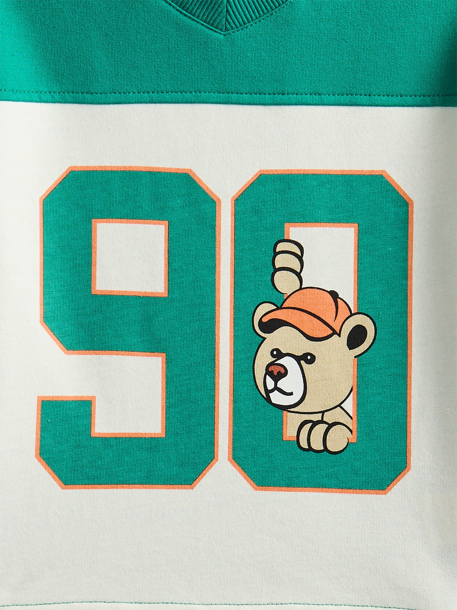 Wonder Nation Toddler Boys Short Sleeve Graphic Football Jersey Top, Sizes 12M-5T