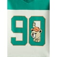 thumbnail image 4 of Wonder Nation Toddler Boys Graphic Football Jersey Top with Short Sleeves, Sizes 12M-5T, 4 of 5