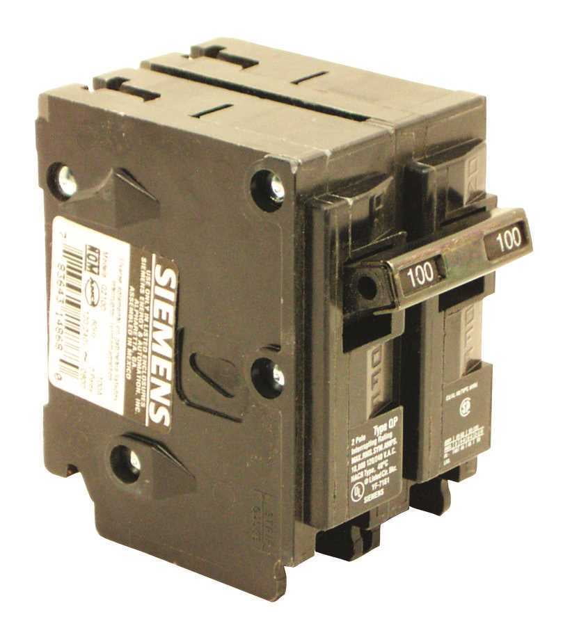 Siemens QE240 40-Amp Double Pole 120/240-Volt Group Fault Equipment Protection Circuit Breaker by Siemens Siemens Q240H Type QPH 2 Pole 40 Amp 120⁄240 VAC 22 kA Plug In Circuit  Breaker