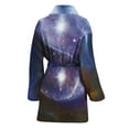 thumbnail image 2 of Woman Space Yin Yang Painting Women Bathrobe One Size Univeral Fits, Yinyang Fashion Lightweight Plush Fleece Long Robe For Women, 2 of 3