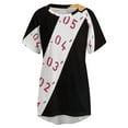 thumbnail image 4 of The Engineer Ruffle Short Sleeve T Shirts Summer V Neck Tops Fashion Casual Tee Shirt Engineer Thinking Brain Ruler Long Sleeve, 4 of 4