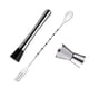 thumbnail image 2 of COCCTEL Spoon Muddler Set, 15 ml de 30 ml de Cuchara de Barra de PlásTico de Acero inoxidable y Jigger para Casa, 2 of 8