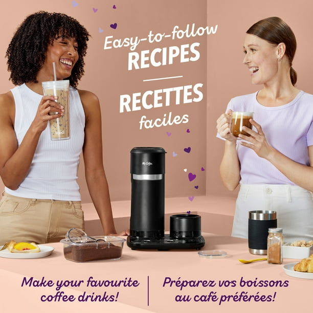 Mr. Coffee 4-in-1 Single-Serve Latte, Iced, and Hot Coffee Maker