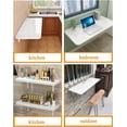 thumbnail image 5 of Table Pliante Murale Robuste avec Support – Table Multifonctionnelle pour Buanderie, Cuisine, Bar à Domicile, Bureau – Design Gain de Place, 5 of 5