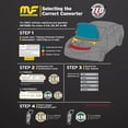 thumbnail image 1 of Magnaflow 48 State Converter Catalytic Converter 52113 Direct Fit 48 State; Stainless Steel; 3 Inch Bolt-On Inlet; Single 3 Inch Bolt-On Outlet, 1 of 5