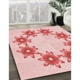 thumbnail image 2 of Ahgly Company Indoor Rectangle Patterned Light Rose Pink Area Rugs, 6' x 9', 2 of 6