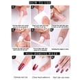 thumbnail image 2 of Uñas postizas, uñas postizas a presión, cobertura total, uñas tipo ataúd para mujeres y niñas (3 cajas, 24 piezas cada una) 1096, 2 of 6