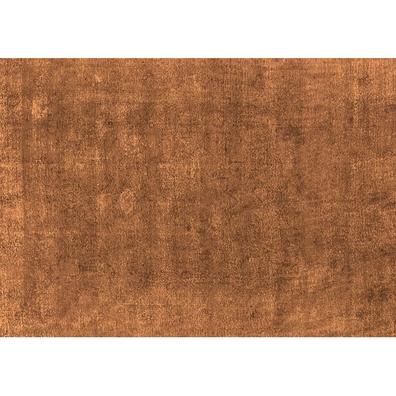 Ahgly Company Indoor Rectangle Oriental Orange Industrial Area Rugs, 5' x 8'