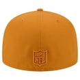 thumbnail image 4 of Men's New Era  Brown Baltimore Ravens Color Pack A-Frame 59FIFTY Fitted Hat, 4 of 5
