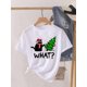 thumbnail image 1 of Camiseta de manga corta con estampado de árbol para mujer, blusa bonita de los años 90, ropa de Navidad, camiseta estampada, 1 of 5