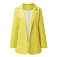 thumbnail image 3 of Cardigan Décontracté pour Femmes avec Poches Revers Manches Longues, 3 of 6