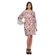 thumbnail image 4 of Moomaya Printed Cotton Robes For Women Plus Size Kimono Robe Short Nightwear, 4 of 6