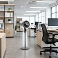 thumbnail image 6 of Standing Fan for Bedroom, 1190CFM Pedestal Fans Oscillating, Adjustable Floor Fan with DC Motor, 23dB Quiet, 12 Speeds, 12H Timer for Home Office- Gray, 6 of 7