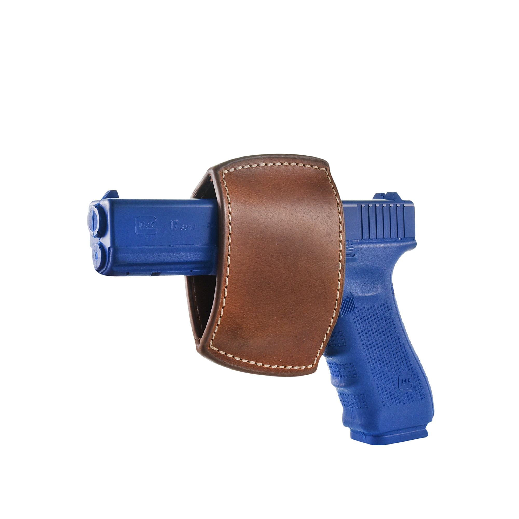 Saddle Mate Leather Universal Gun Holster and Holder, Brown - Walmart.com