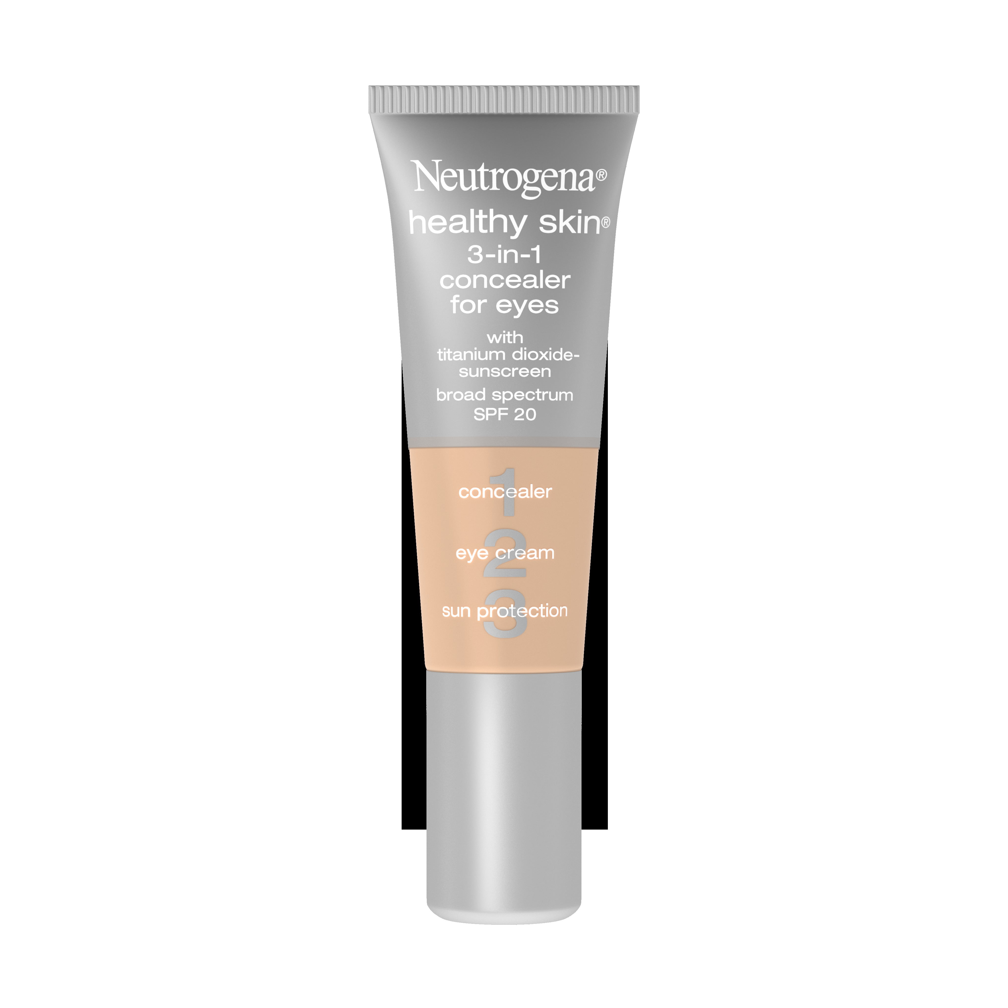 Neutrogena Healthy Skin 3In1 Concealer For Eyes Broad Spectrum Spf 20, Light 10,.37 Oz