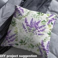 thumbnail image 2 of Castle Fairy Purple Lavender Fabric by the Yard 2 Yards for Teens,Spring Graden Room Decor Fabric by the Yard,Botanical Plants Sewing Fabric,Microfiber Bedroom Decor, 2 of 6