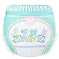 thumbnail image 3 of Littleforbig Silky Adult Ribbon Omutsu Diaper Wrap Cover Washable Adjustable Reusable Waterproof - Baby Parade M, 3 of 8