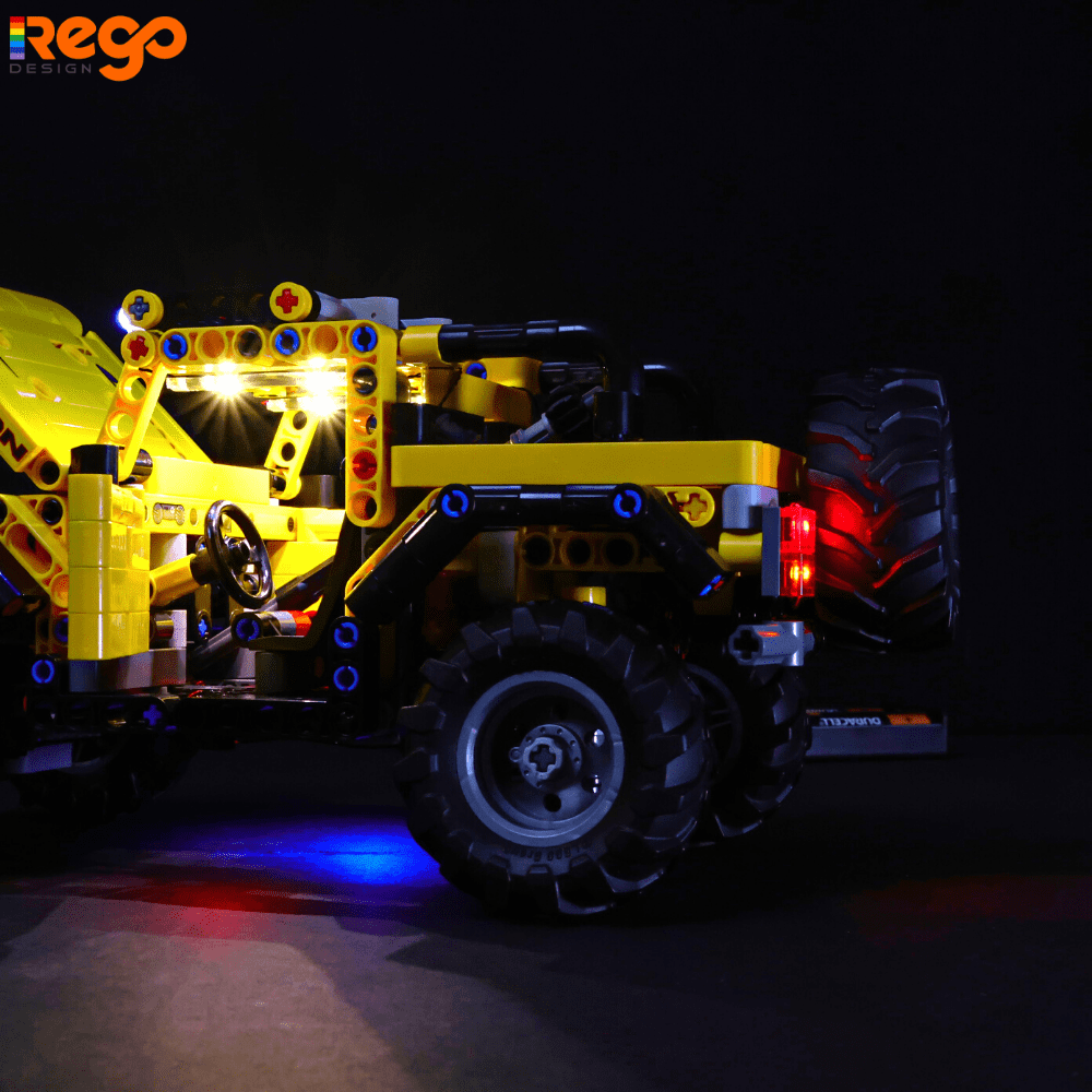 REGO DESIGN Led Lighting Kit for Legos Technic Jeep Wrangler 42122 Building Blocks Model(Not Include the Model Set)