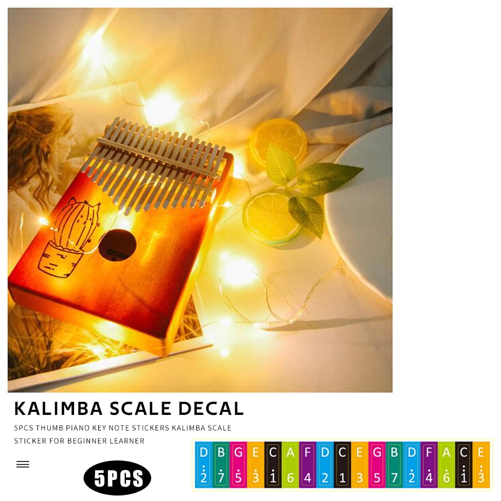 20pcs Kalimba Note Stickers 12x1.5cm Kalimba Scale Note Key Sticker Finger  Parts Accs For Beginner Learner Musical Gift - Parts & Accessories -  AliExpress