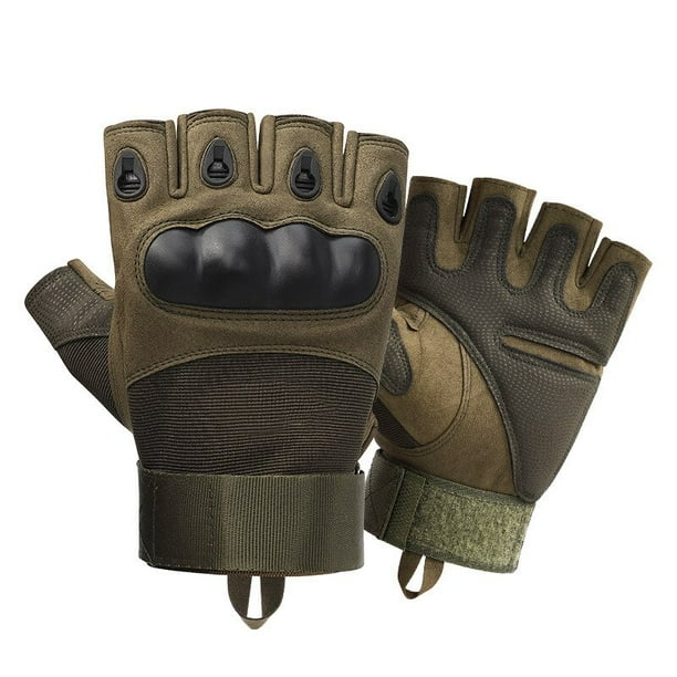 Guantes tácticos militares para exteriores, guantes de dedo completo, nudillos duros, deportes, tiro, caza, Airsoft, motocicleta, ciclismo