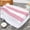 Pink Stripe&white, variant on 6-Pack Bath Mitts for Shower, Soft Absorbent Wash Cloths with Loop, 8.3x6.3 Inch European Style Bathing Gloves for , Stripe White