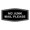 Black / Silver, variant on Signs ByLITA Fancy No Junk Mail Please Sign (Navy Blue/Gold) - Small