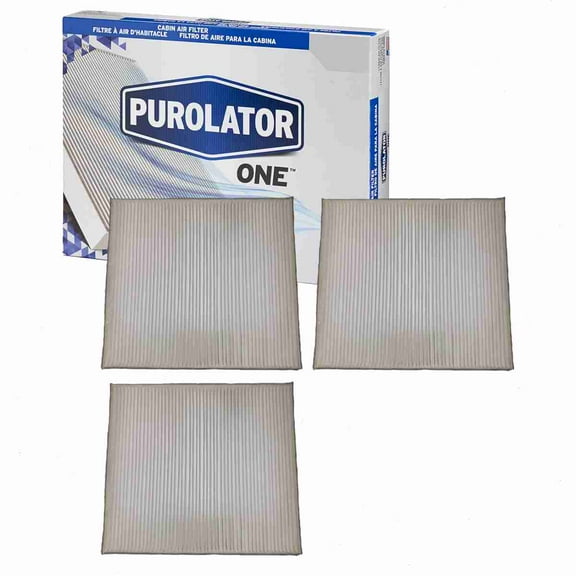 3 pc Purolator ONE C45527 Cabin Air Filters for HVAC Heating Ventilation Air Conditioning Vent Filters Fits select: 2003-2005 CHEVROLET SILVERADO, 2003-2004 GMC NEW SIERRA
