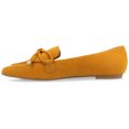 thumbnail image 3 of Journee Womens Muriel Narrow Width Slip On Pointed Toe Loafer Flats, 3 of 10