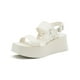 thumbnail image 3 of Sandalia Única Con Plataforma Para Dama Ajuste Hebilla Latte beige 22, 3 of 6