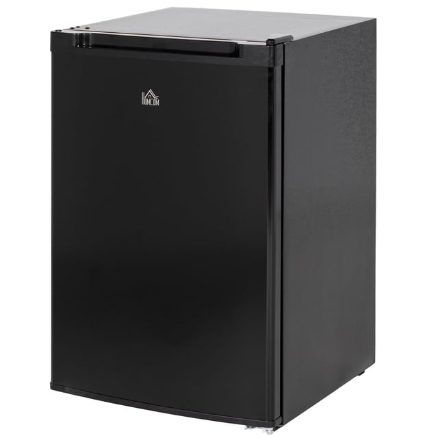 3 Cu.Ft Upright Freezer - Compact Black Mini Freezer for Dorm, RV, Home Office - Adjustable Temp, Reversible Door, Low Noise & Energy Efficient Storage