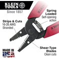 thumbnail image 2 of Klein Tools - Cable cutter/stripper tool - black, red, 2 of 10